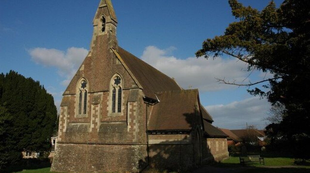 Llangrove Church, near to Llangrove, Herefordshire, Great Britain. Christ Church, Llangrove dates from the nineteenth century.