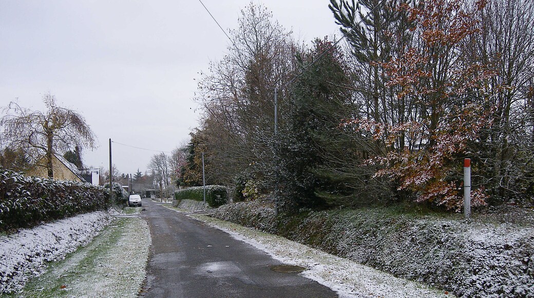 paysage d'hiver a brecé