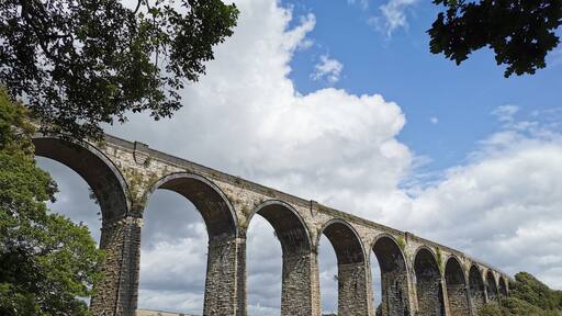 This viaduct is for the main train line in to Cornwall. What a view you get coming into my county.