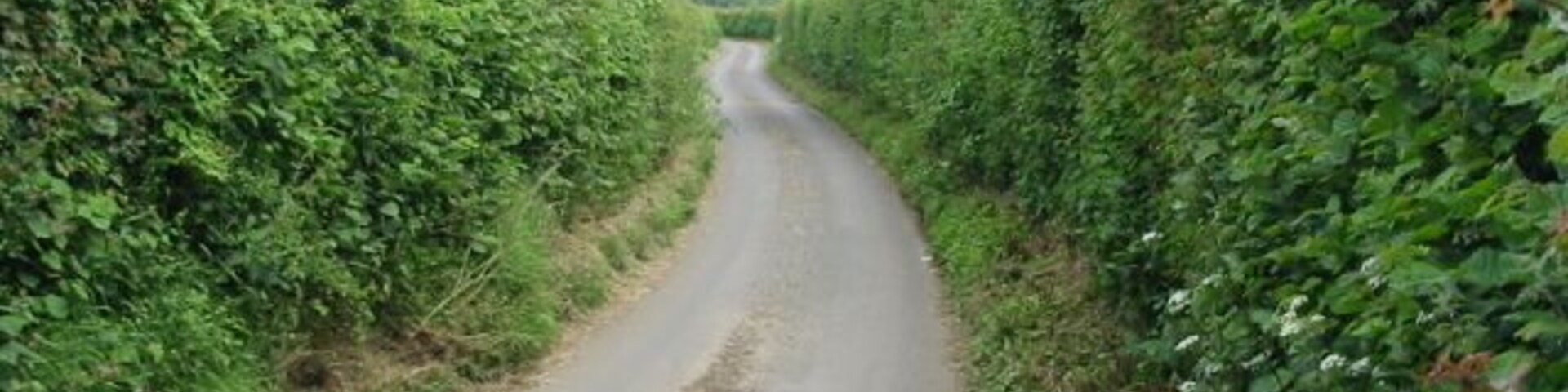 View along Pay Street Looking SE in the direction of the A260 just outside Hawkinge