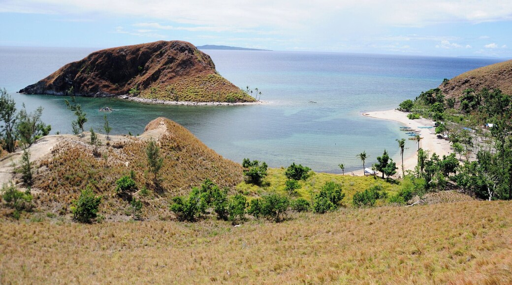 This is a stunning view you can experience when you go trekking the island. #beach