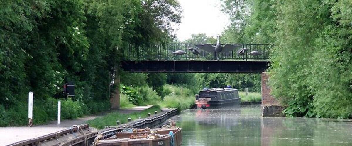 The Coventry Canal at Hawkesbury, Warwickshire
