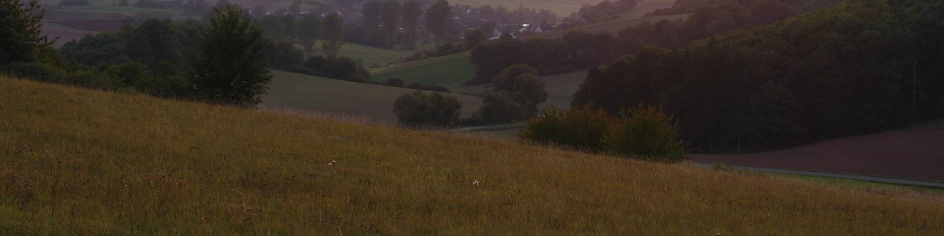 SONNENUNTERGANG mit Blick nach LIMBACH