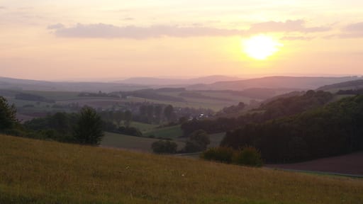 SONNENUNTERGANG mit Blick nach LIMBACH
