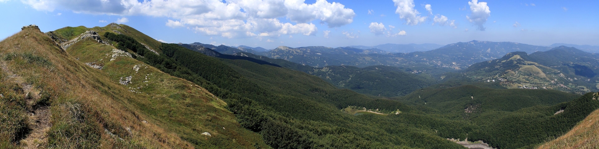 Lago Scuro - Lago Verdarolo da monte Malpasso
