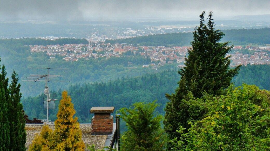 Ausblick von Grunbach (Engelsbrand) Richtung Pforzheim