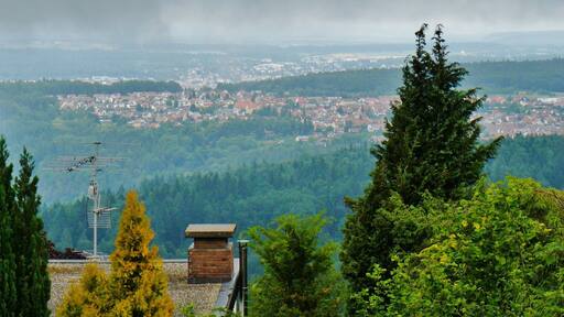 Ausblick von Grunbach (Engelsbrand) Richtung Pforzheim