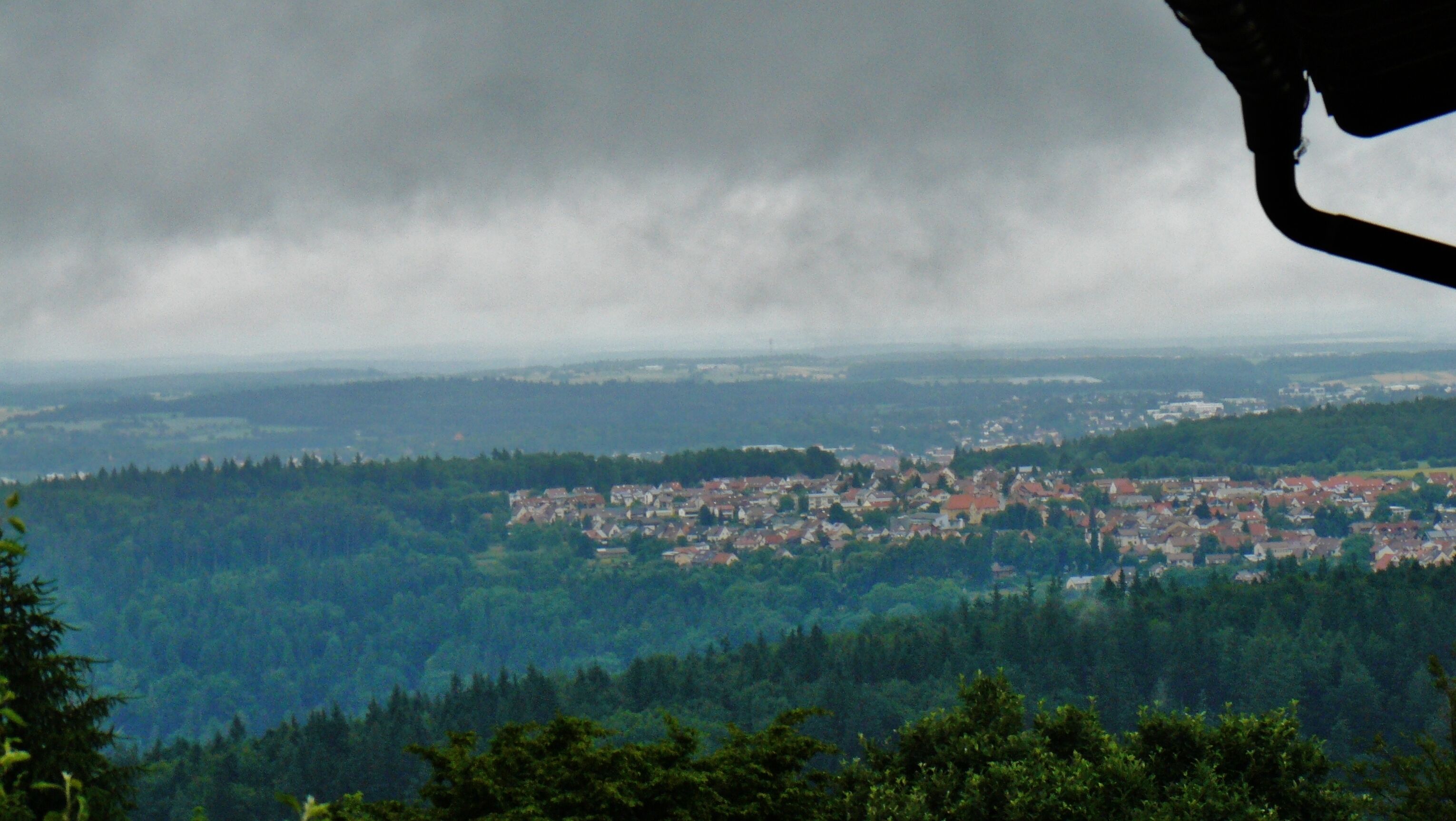 Ausblick von Grunbach (Engelsbrand) Richtung Pforzheim