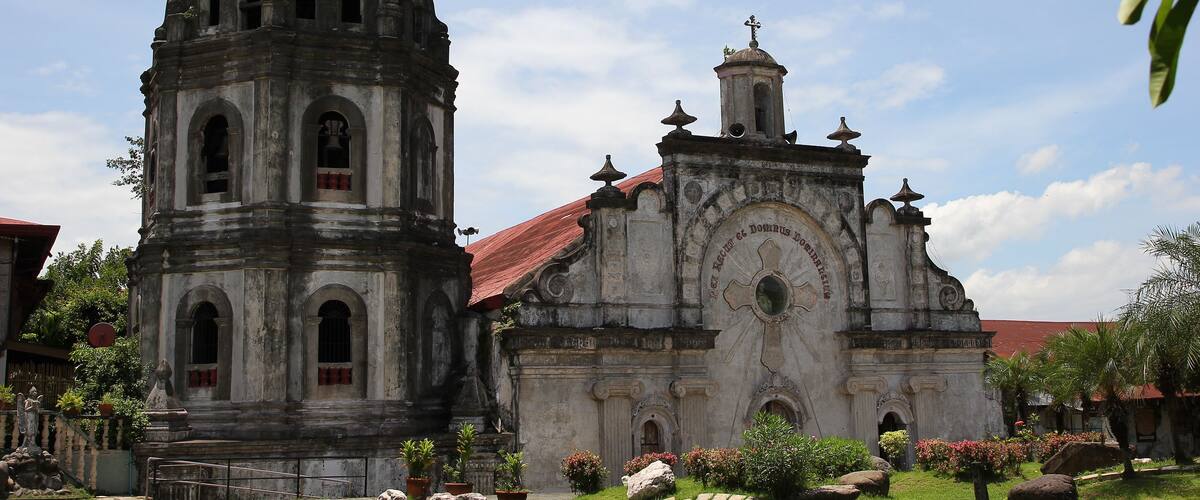 San Guillermo Kirche, Bacolor, Provinz Pampanga, Philippinen