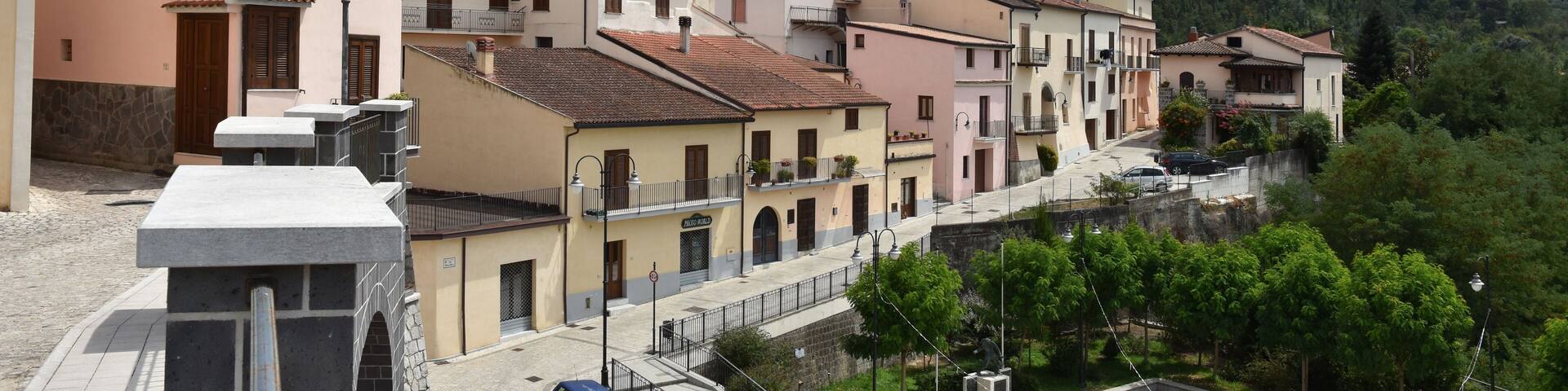 The village of Ruviano in Campania, Italy.