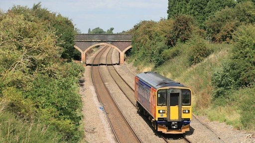 Lincoln bound train The Doncaster to Lincoln service heads south, first stop will be Gainsborough Lea Road Station in about 10 minutes.