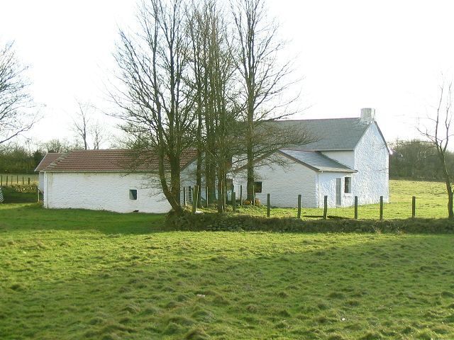 Farm buildings near former Teilo church This farm is bordered by the M4 and the river Loughor. It is just yards south of the graveyard of the now removed Teilo church. The Motorway has nearly cut it off from its access - there is no road or lane across the field it sits in. The lane from the south has been diverted under the motorway bridge across the river.