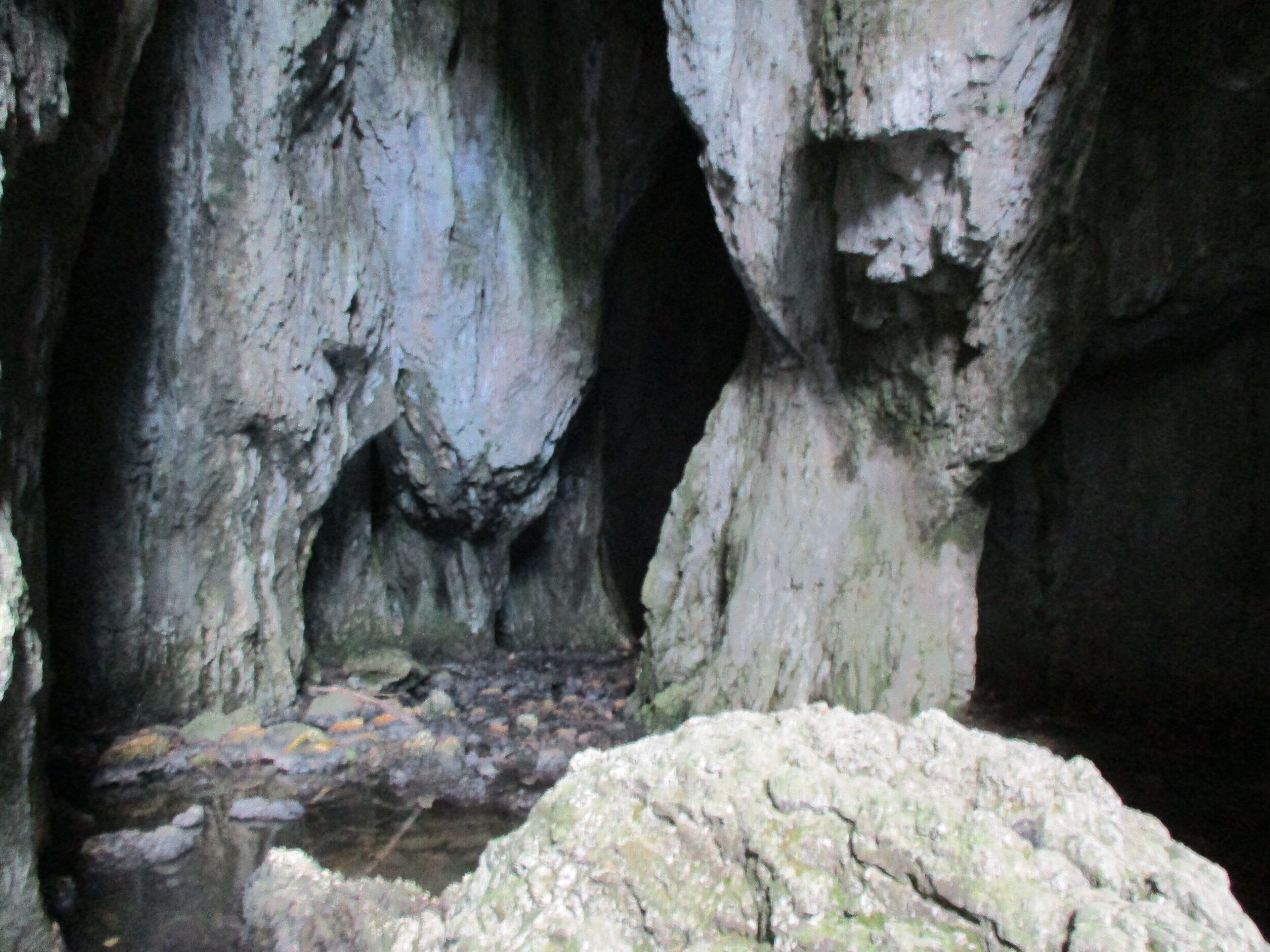 Ingresso della grotta dell'Ovito