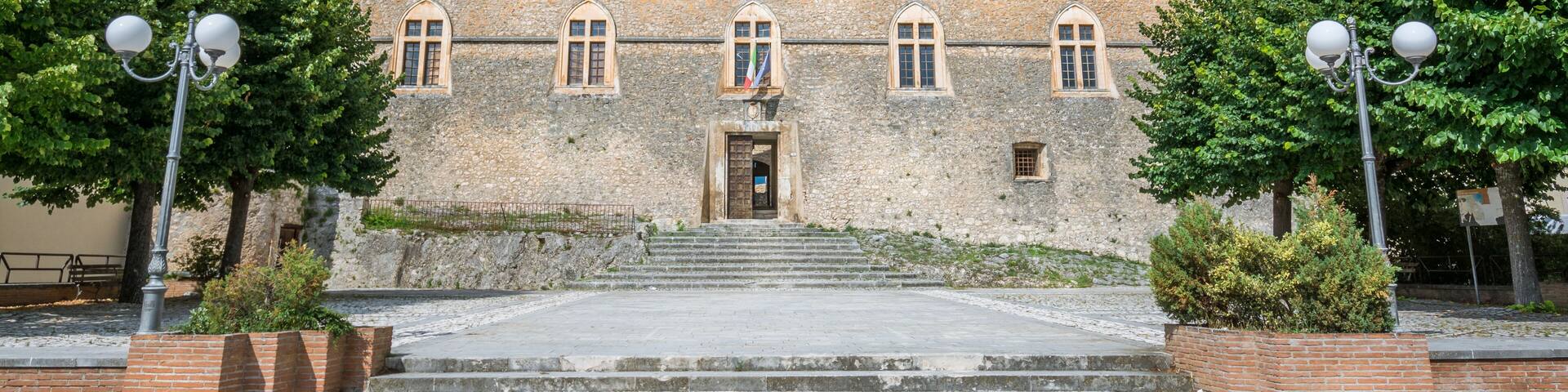 Piccolomini Castle, Capestrano, old rural village in L'Aquila Province, Abruzzo (Italy)