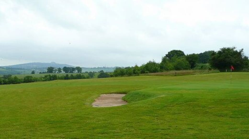 South Herefordshire Golf Course 2 View north from Fording Lane towards May Hill in the distance.
