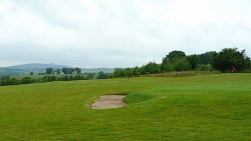 South Herefordshire Golf Course 2 View north from Fording Lane towards May Hill in the distance.