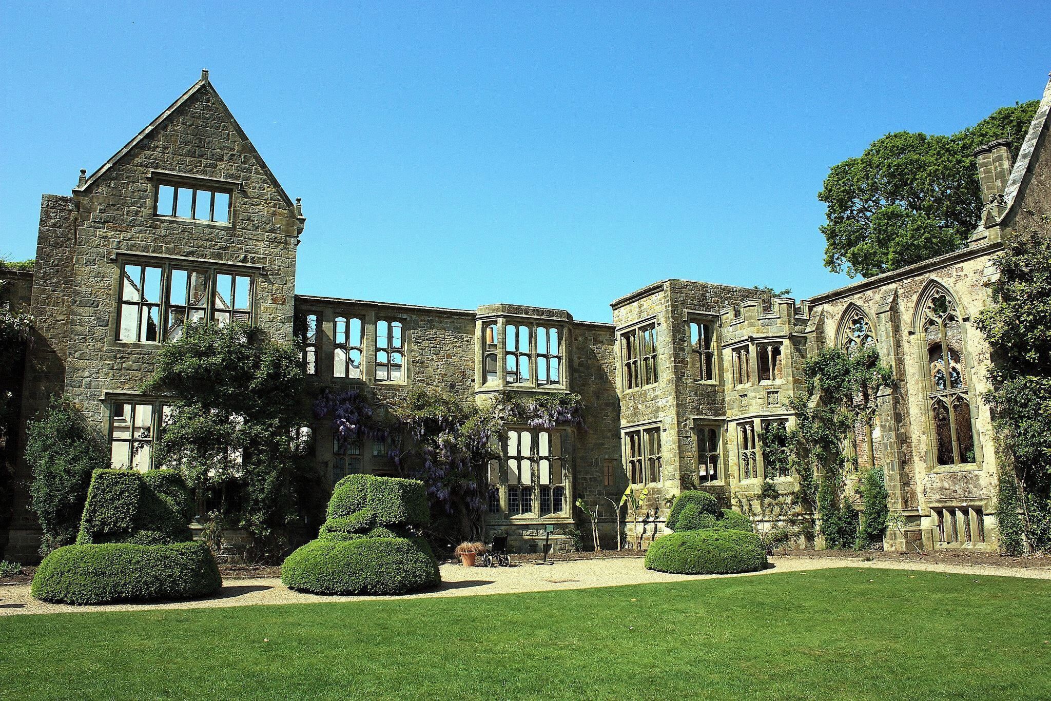 Nymans Garden in Handcross, just a couple of miles south of Pease Pottage, is one of the most attractive National Trust properties in Sussex.