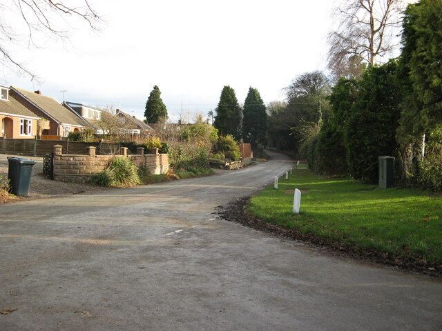 Road Through Stapleton. Houses at Stapleton.
