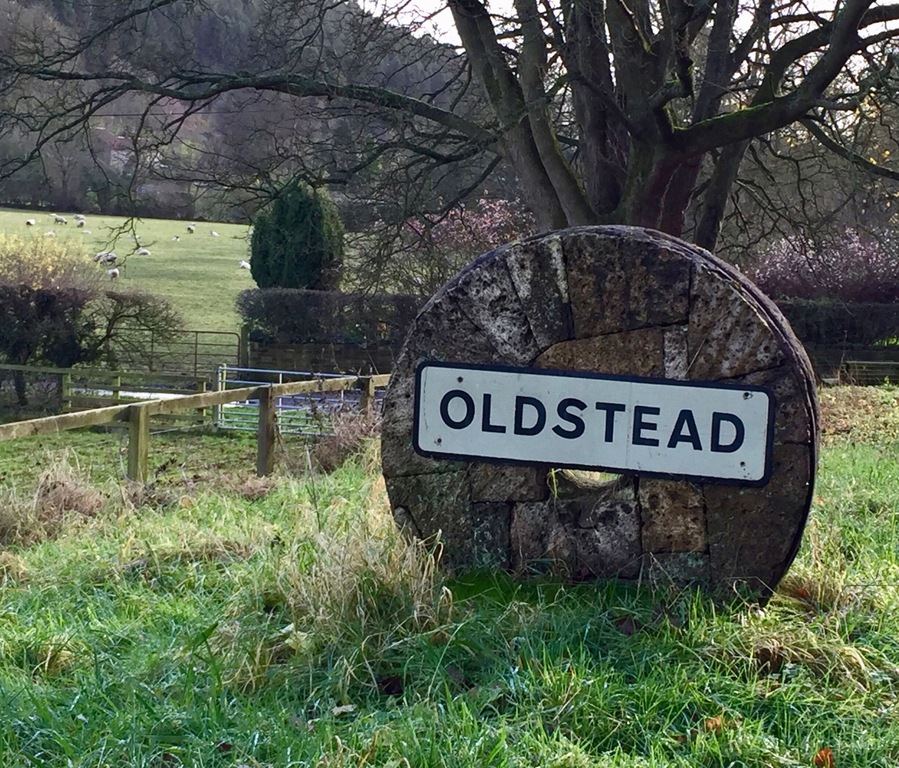 Entry sign to Oldstead Village, North Yorkshire.
#instone