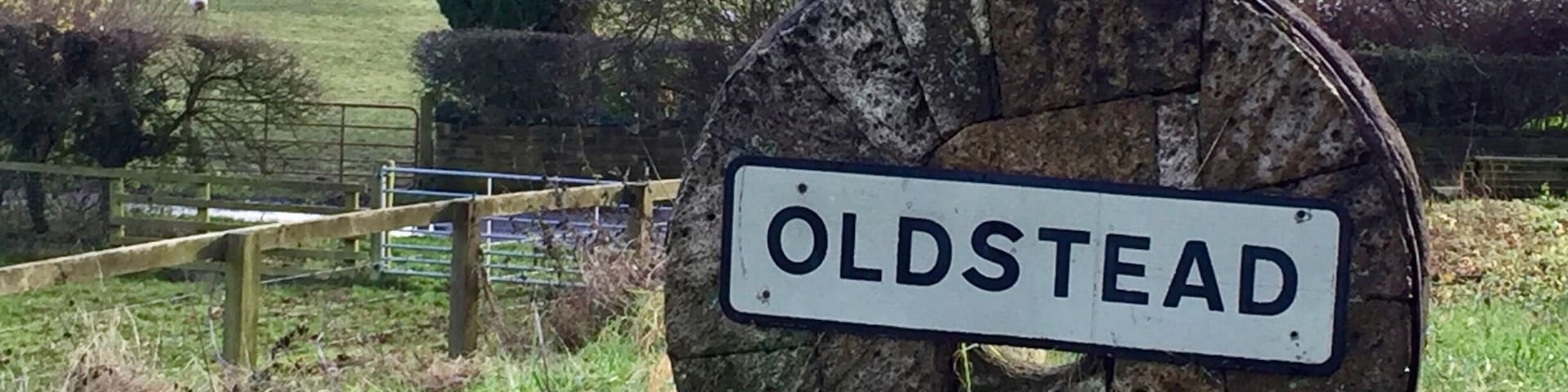 Entry sign to Oldstead Village, North Yorkshire.
#instone