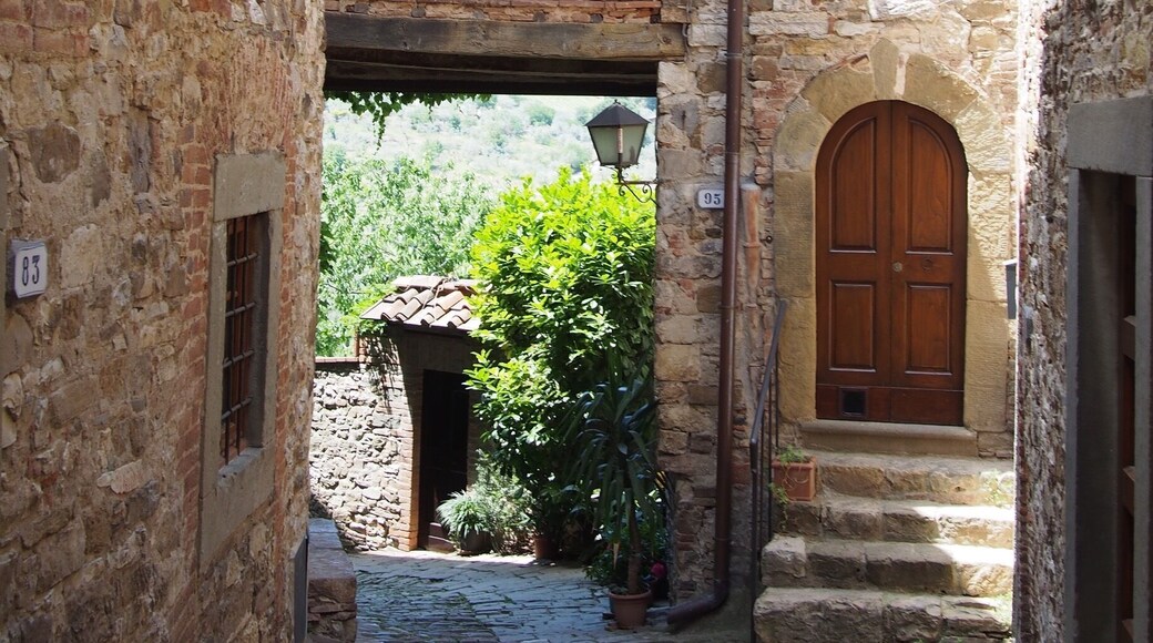 Charming hill town of Montefioralle