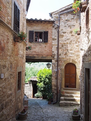 Charming hill town of Montefioralle