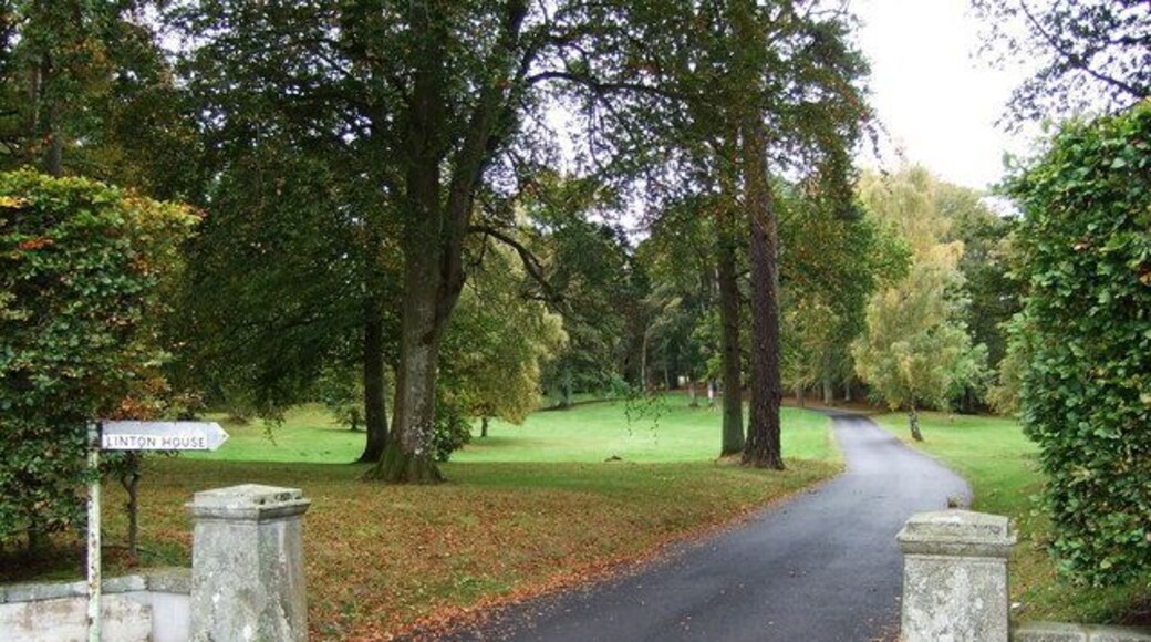 Entrance drive to Linton House