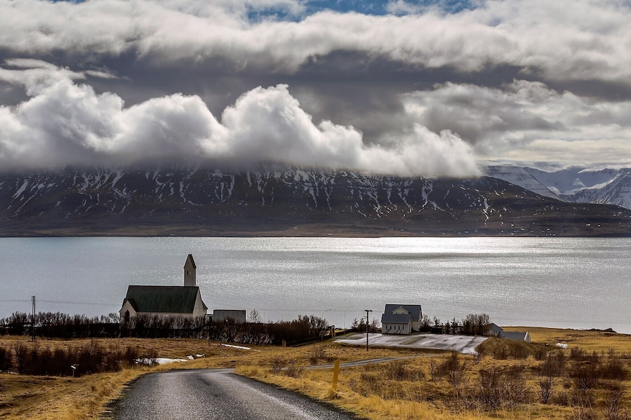 I love those little local churches set off of the maun road fro Reyjavic on the road South. I was struck by the "layers" and interseting cloud formation