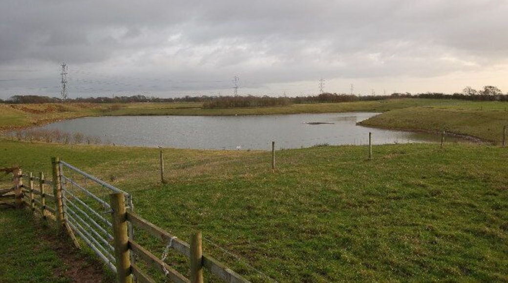 Myrescough sand pits. These pits are a popular habitat for wildfowl and migrating birds