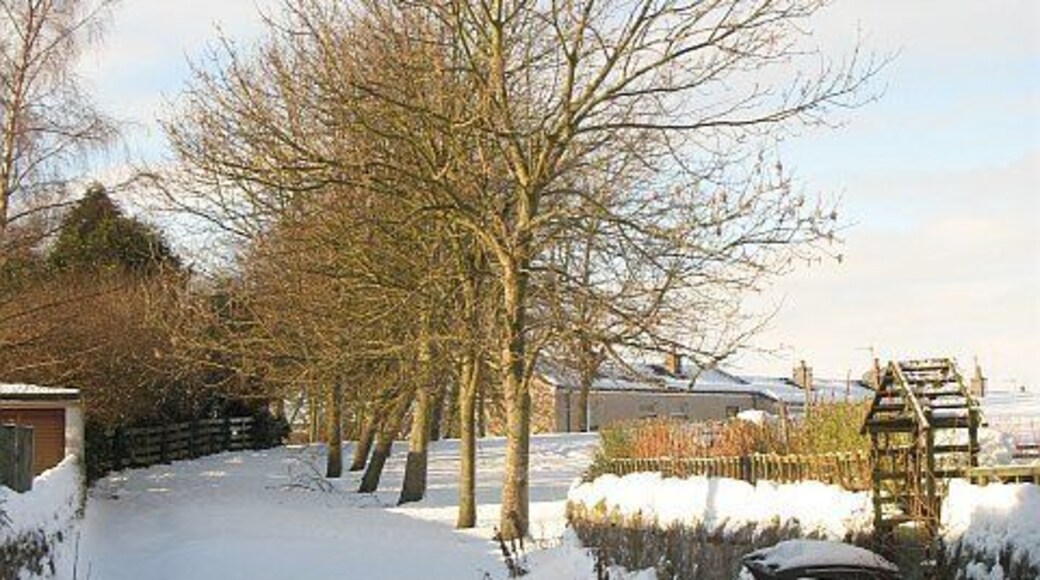 Memorial Park, Milnathort A view through a gate on South Street
