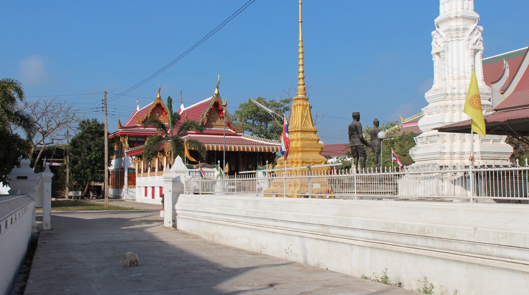 buddhist temple (wat pa mok) in ang thong in thailand