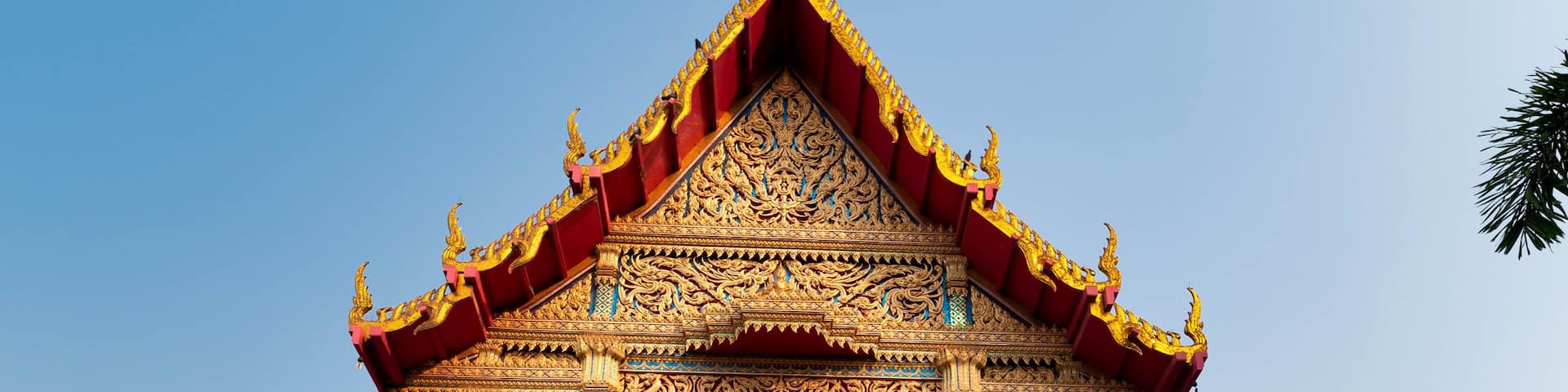 Phatthana Nikhom District, Lopburi / Thailand / February 29, 2020 : Wat Charuntham Is a famous religious practice temple in Lop Buri province. The temple is located on a hill..