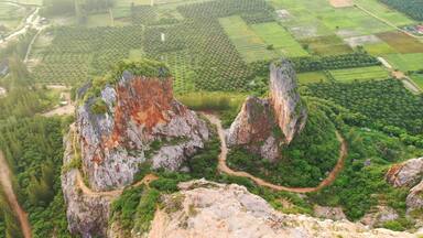 Aerial Khao Kuha,Rattaphum District, Songkhla,Thailand unseen songkhla