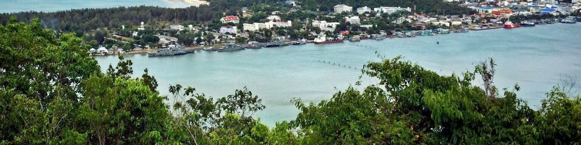 Top of the hill of Songkhla province.