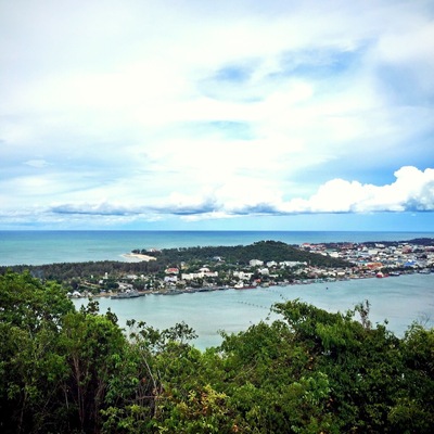 Top of the hill of Songkhla province.