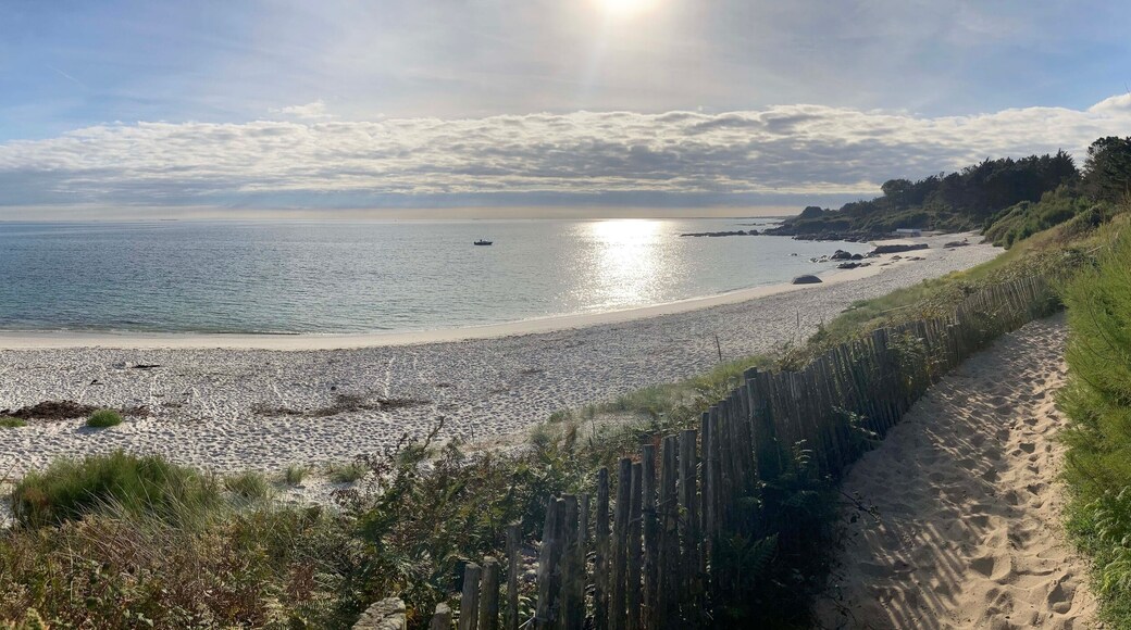 Le long de la côte à Beg-Meil en Bretagne Cornouaille Finistère France