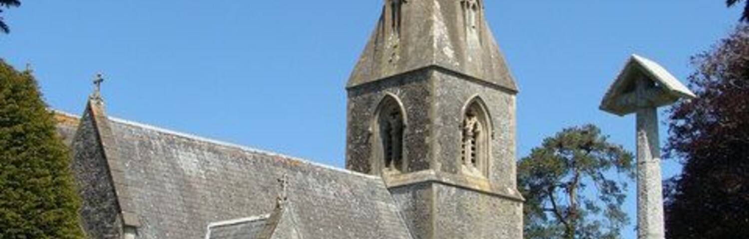 St Matthew'schurch and churchyard, near to Landscove, Devon, Great Britain.