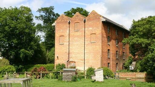 Letheringsett watermill. The only watermill still operating commercially by waterpower in Norfolk.
