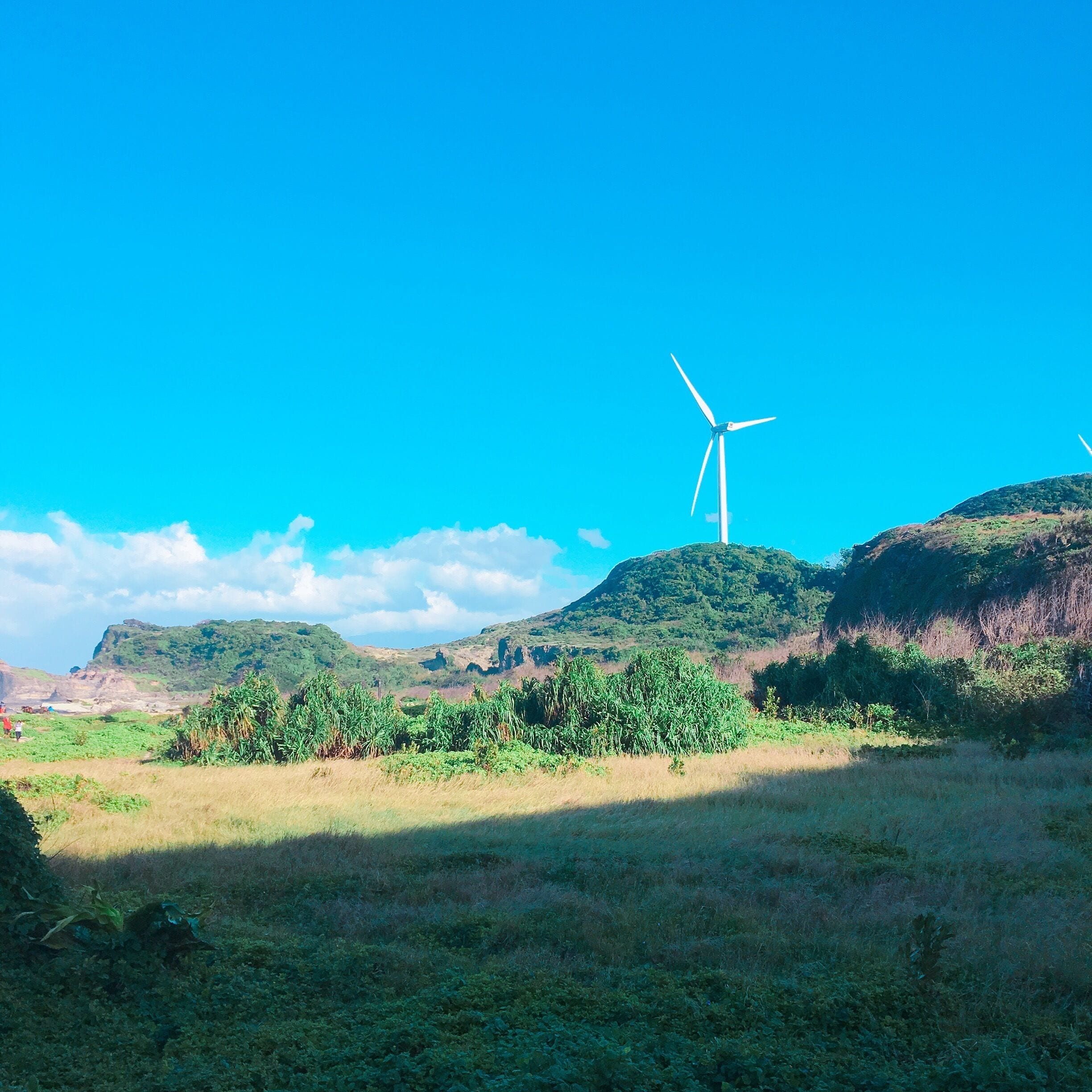 The windmills in Bangui, Ilocos Norte are capable of producing electricity. It is situated at the northwest tip of Luzon, facing the West Philippine Sea.