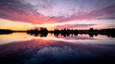 Sunset over the Otonabee River
