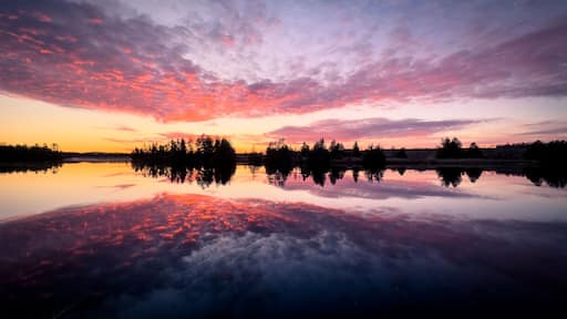 Sunset over the Otonabee River