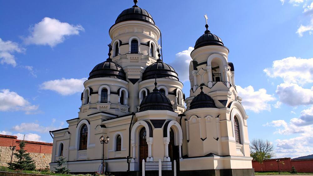 This is orthodox church from Capriana Monastery, Moldova