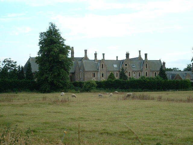 Convent Buildings. Looking W from the B2145