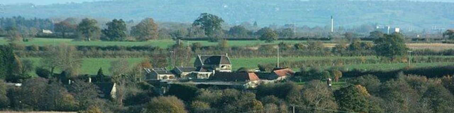 Stowford Farm the long view Stowford Manor Farm is on the A366 east of Farleigh Hungerford. In this view Staverton can be seen to the right in the distance. for more about the farm http://www.stowfordmanorfarm.co.uk/index.htm