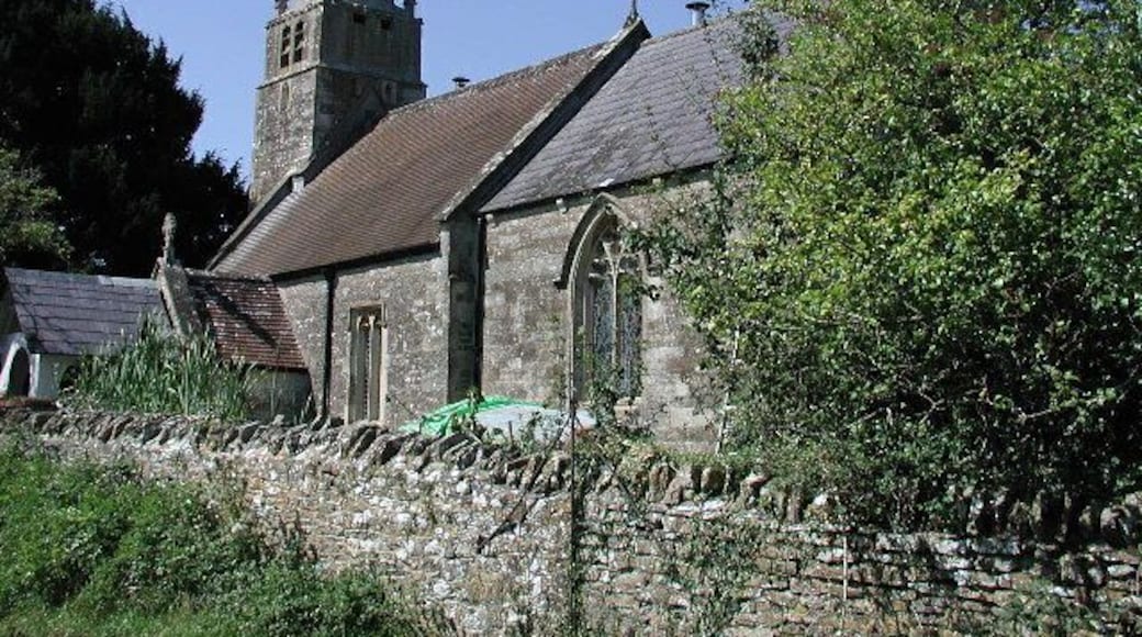 Woolverton (Somerset) Former Church. The medieval church of St Lawrence has been converted into a private house. This picture was taken when work was well in hand.