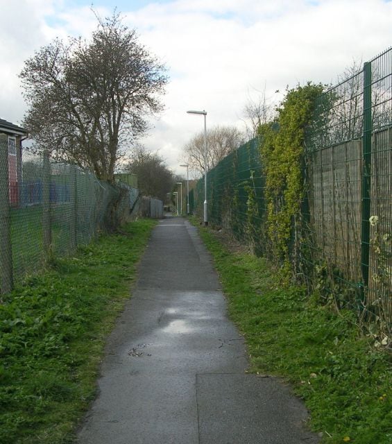Footpath from Gibson Lane to Church - Kippax