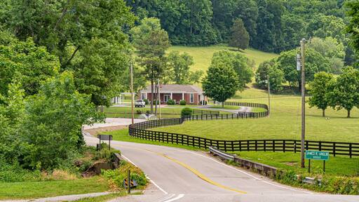 Leipers Fork street view in Tennessee - LEIPERS FORK, TENNESSEE - JUNE 18, 2019