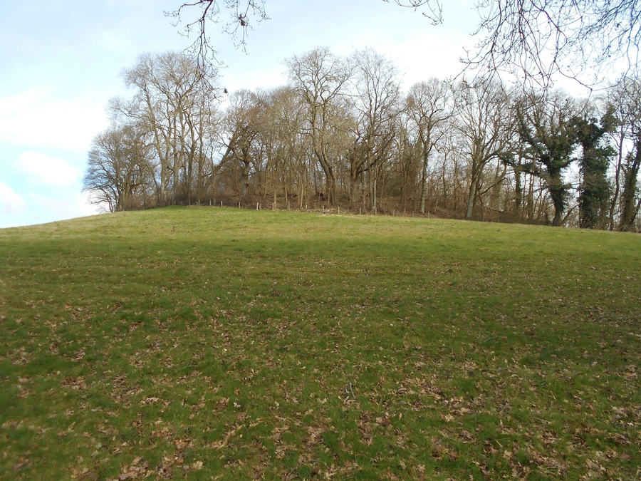 King John's Hill, in Worldham Parish, Hampshire. The hill was an Iron Age hillfort, with a later medieval hunting lodge attributed to King John.