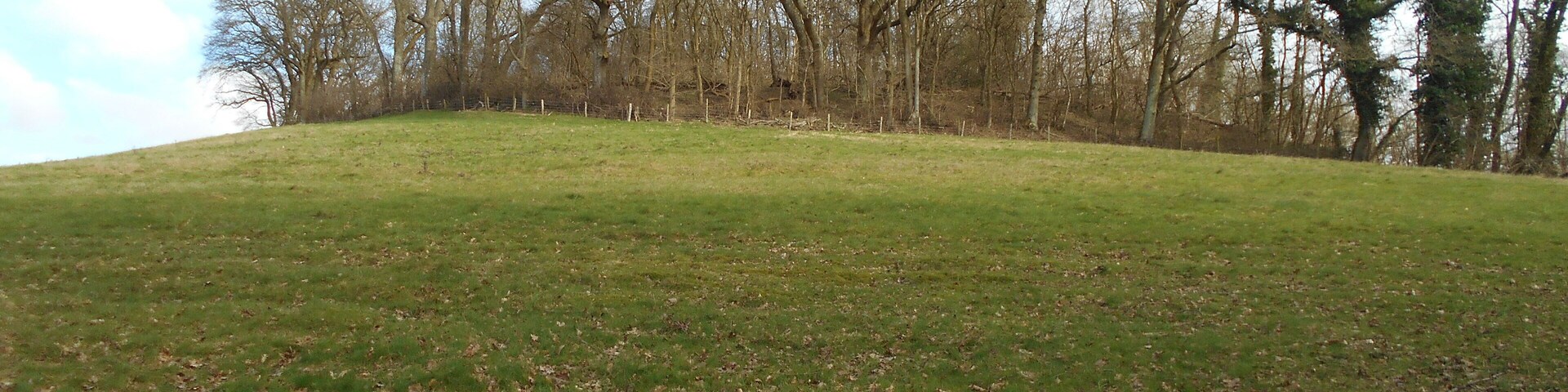 King John's Hill, in Worldham Parish, Hampshire. The hill was an Iron Age hillfort, with a later medieval hunting lodge attributed to King John.