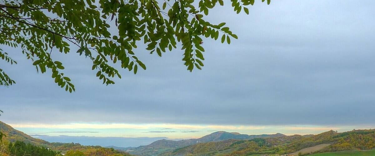 Vista verso Ovest dal piazzale antistante la chiesa di San Paolo